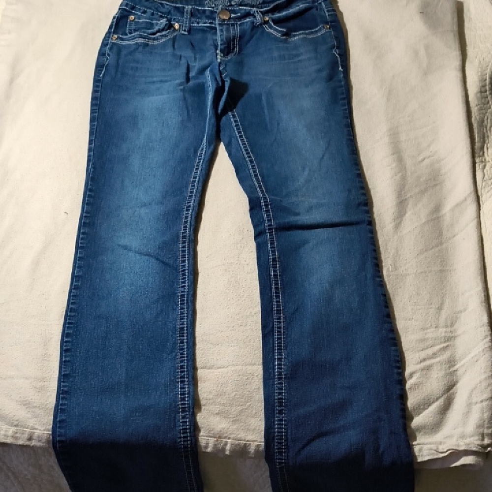 Classic Blue Straight Leg Women's Jeans